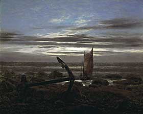 Caspar David Friedrich: Abend an der Ostsee, um 1826