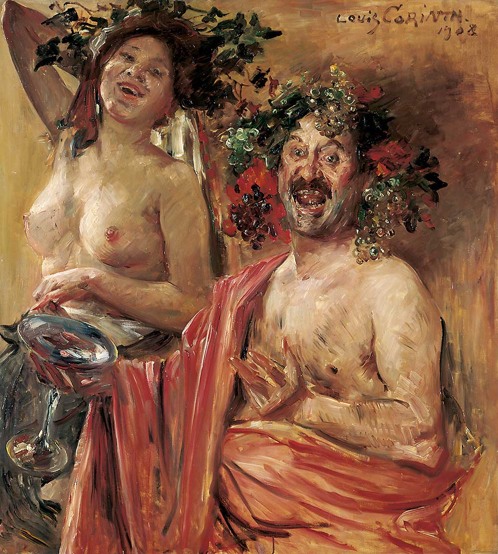 Lovis Corinth: Bacchantenpaar, 1908, l auf Leinwand, Museum Georg Schfer, Schweinfurt